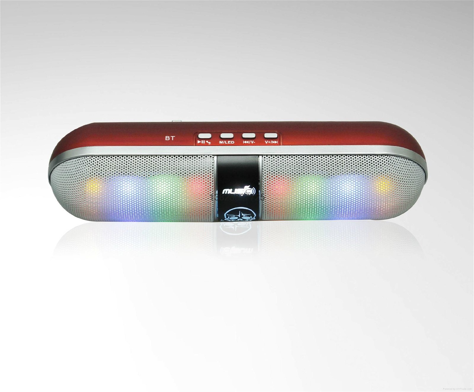 New led portable wireless bluetooth speaker made 3