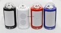 Rechargeable sd card portable bluetooth led lights speaker 2