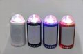 Rechargeable sd card portable bluetooth led lights speaker 4