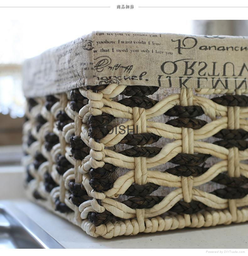 Storage basket Corn rope basket 5