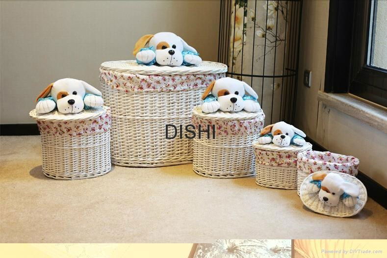 Laundry basket willow basket storage basket 2