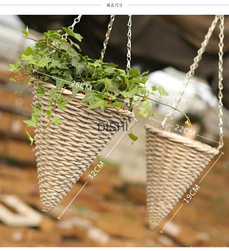 Decorative hanging basket Willow basket rattan basket