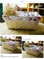 wood basket storage box sundries basket 4