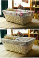 wood basket storage box sundries basket 5