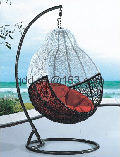 living gazebo rattan hanging swing chair with UV-RESISTANT