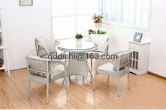  Outdoor furniture rattan patio table and chair