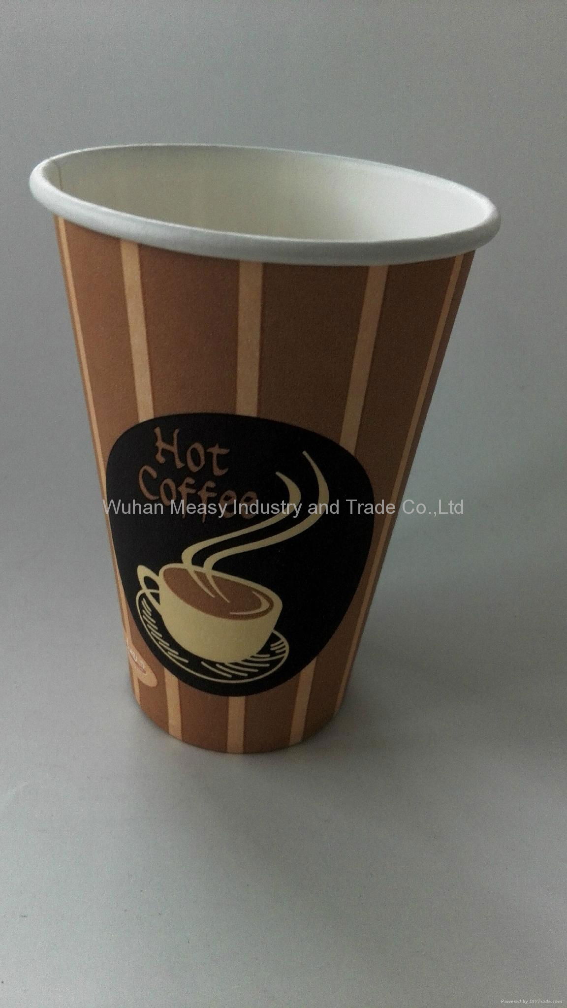 Disposable hot  coffee paper cup 2