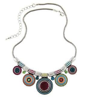 2015 latest and newest fashion Ethnic vintage boho jewelry set of necklace and e