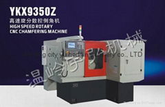 High speed rotary cnc chamfering machine