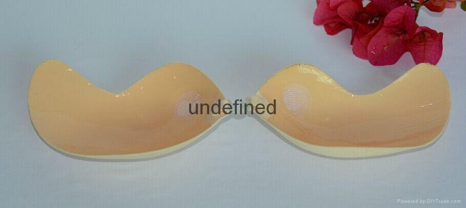 Factory wholesale selling breathable mango bra silicone bra chest dress pads fo 2