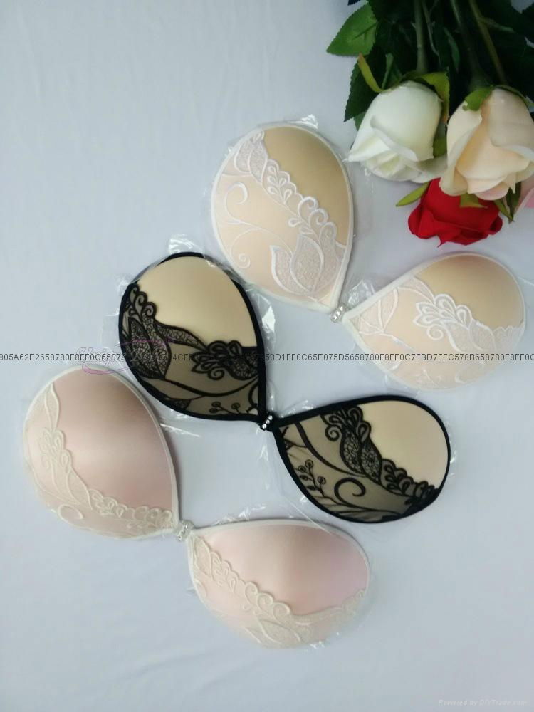 The new bra half a pack of all listed silicone bra embroidery 5