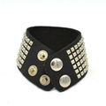 CR1002 Silver Spike Metal Fashion Genuine Handmade Bracelet 3