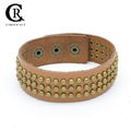 CR1006 Brown Genuine Leather Spike