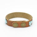 CR1007 Floral Accessory Fashion Leather Genuine Bracelet Female Jewelry 2