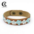 CR1007 Floral Accessory Fashion Leather