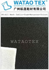 Guangzhou manufactured waterproof fabrics for shoes with customized logo