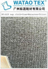 Guangzhou Manufatured cheap fabrics mainly with nap cloth outside