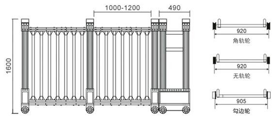 Advanced and High Technic Aluminum Alloy Electric Retractable Gates Classical Ro 2