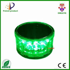 Rechargeable Mini Solar Revolving Warning Light