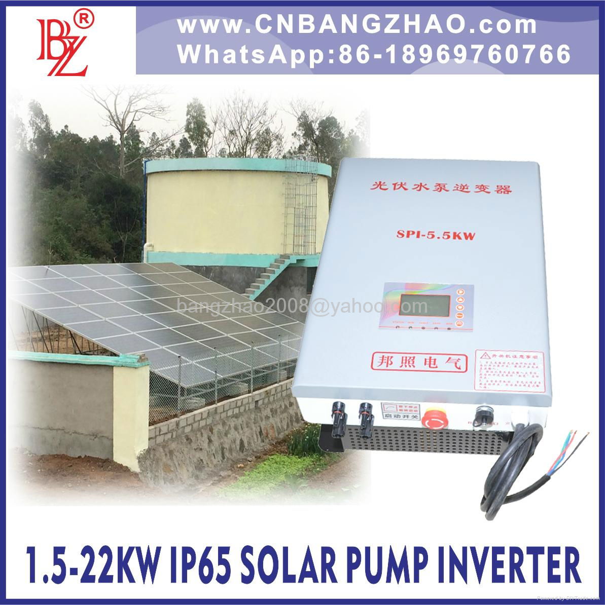 DC-AC 3 phase solar pump inverter 11kw