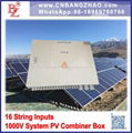 16 way solar combiner box with anti