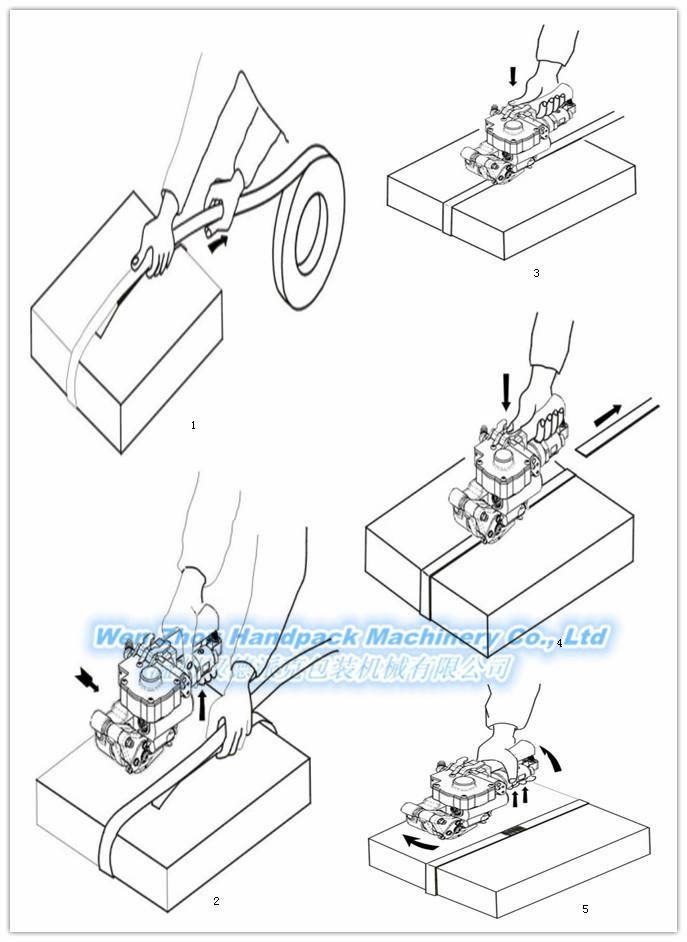 Hand-held pneumatic strapping  machine   3