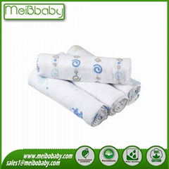 Infant Muslin Wrap Swaddling Blanket 100% Cotton 47"x47" After Washed