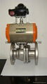 Pneumatic ball valve