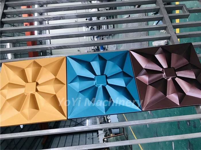 decorative metal wall panels hydraulic press, stamping sheet metal panels die 4