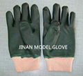 pvc glove double dipped for protection hands