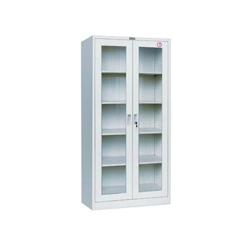 glass swing door steel filing cabinet and vault/2 drawer lockable metal steel fi 3