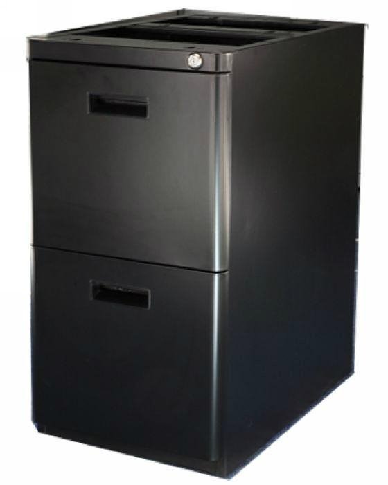 Movable 3 drawer metal file cabinet with wheels 4