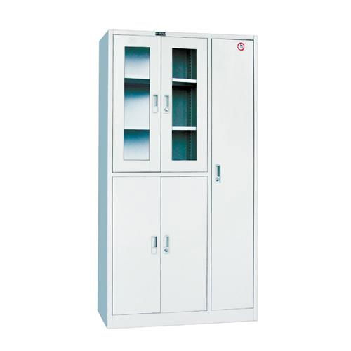 Large steel wardrobe lockers with hanging and shelf 4
