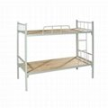 Manufacture School Furniture Dormitory Student Steel Double Bed 4