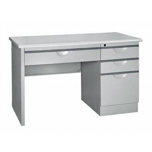 europe style used metal frame office desks with locking drawers 2