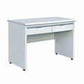 europe style used metal frame office desks with locking drawers 1