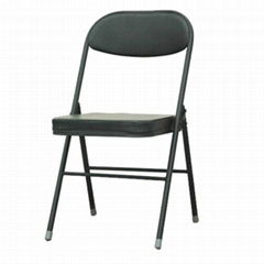 strong and popular metal frame plastic leisure folding chair