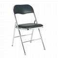 strong and popular metal frame plastic leisure folding chair 8