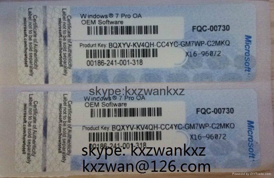 windows 7 pro product key