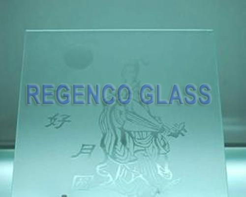 Acid Etched Patterned Glass 2