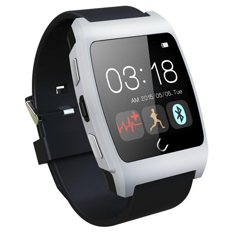 Uwatch UX heart rate monitorring smart watch support NFC GEP silicon strap