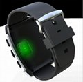 Uwatch UX heart rate monitorring smart watch support NFC GEP silicon strap 4