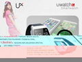 Uwatch UX heart rate monitorring smart watch support NFC GEP silicon strap 5