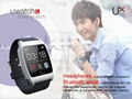 Uwatch UX heart rate monitorring smart watch support NFC GEP silicon strap 11