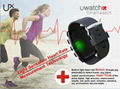 Uwatch UX heart rate monitorring smart watch support NFC GEP silicon strap 16