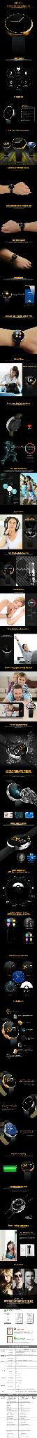 luxury watches women heart rate monitor smart watch 1.22" IPS circular watch 4