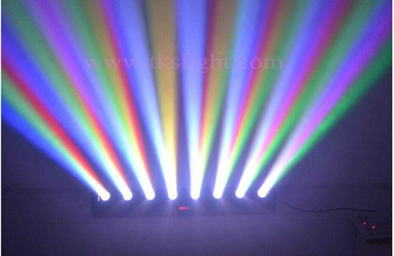 8*10W RGBW Beam LED Moving Head Disco Stage Lighting 4