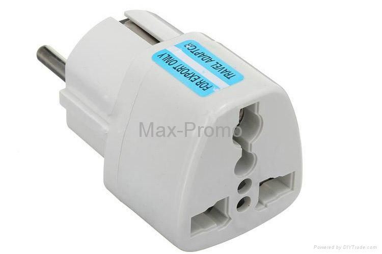 Universal Travel Adapter US AU UK to EU Plug Travel Wall AC Power Converter