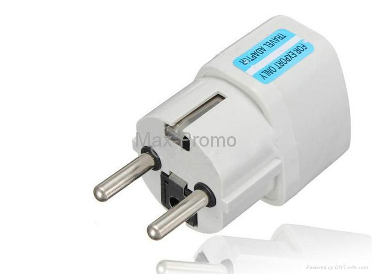 Universal Travel Adapter US AU UK to EU Plug Travel Wall AC Power Converter 3