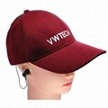 Bluetooth Baseball Cap (Wine Red) 3